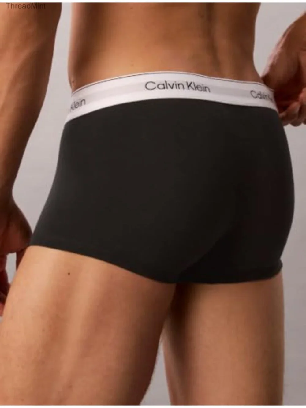 Mens Cotton Stretch Low Rise Trunk 3-Pack Underwear